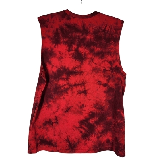 AC DC TIE DYED SLEEVESS TEE-SHIRT - Picture 2 of 5
